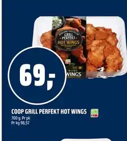 Coop Obs COOP GRILL PERFEKT HOT WINGS tilbud