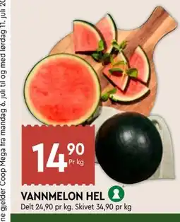 Coop Mega VANNMELON HEL tilbud