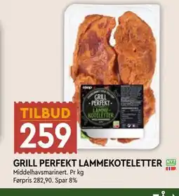 Coop Mega GRILL PERFEKT LAMMEKOTELETTER tilbud