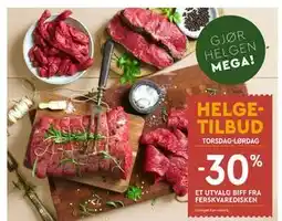 Coop Mega ET UTVALG BIFF FRA FERSKVAREDISKEN tilbud