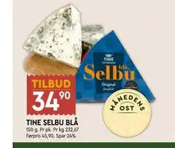 Coop Mega TINE SELBU BLÅ tilbud