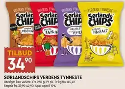 Coop Mega SØRLANDSCHIPS VERDENS TYNNESTE tilbud