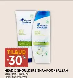 Coop Mega HEAD & SHOULDERS SHAMPOO/BALSAM tilbud