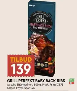 Coop Mega GRILL PERFEKT BABY BACK RIBS tilbud