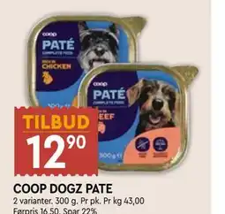 Coop Mega COOP DOGZ PATE tilbud