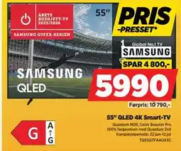 POWER SAMSUNG 55 QLED 4K Smart-TV tilbud