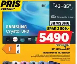 POWER 58 4K Smart-TV tilbud