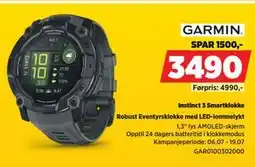 POWER Instinct 3 Smartklokke tilbud