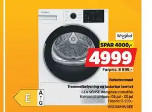 POWER Whirlpool Tørketrommel tilbud