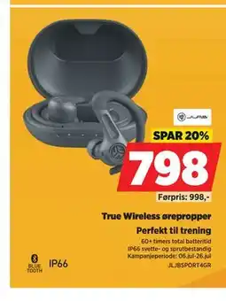 POWER True Wireless ørepropper tilbud