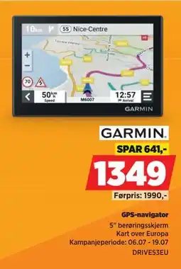 POWER GPS-navigator tilbud