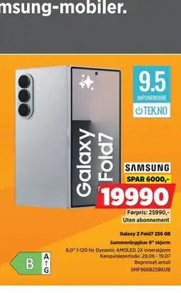 POWER Galaxy Z Fold7 256 GB tilbud