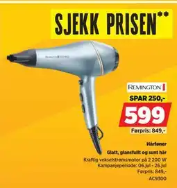 POWER Remington Hårføner AC9300 tilbud