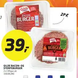 Bunnpris GILDE BACON- OG STORFEBURGER tilbud