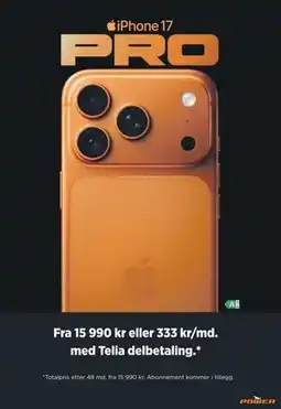 POWER iPhone 17 PRO tilbud