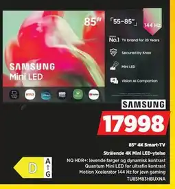 POWER SAMSUNG85 4K Smart-TV tilbud