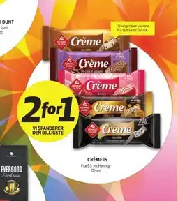 Bunnpris CRÈME IS tilbud