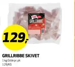 Bunnpris GRILLRIBBE SKIVET tilbud