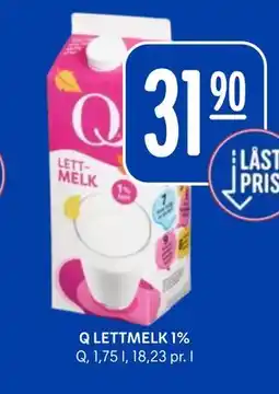 Rema 1000 Q LETTMELK 1% tilbud