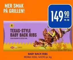 Rema 1000 BABY BACK RIBS tilbud