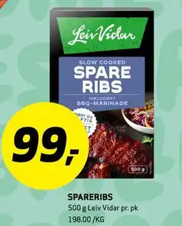 Bunnpris SPARERIBS tilbud