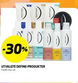 Bunnpris UTVALGTE DEFINE-PRODUKTER tilbud