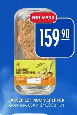 Rema 1000 LAKSEFILET M/LIMEPEPPER tilbud