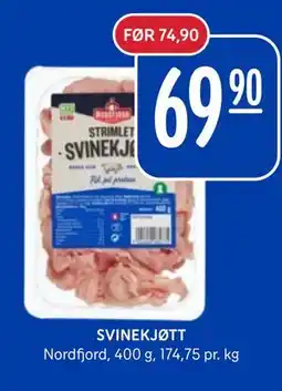 Rema 1000 SVINEKJØTT tilbud