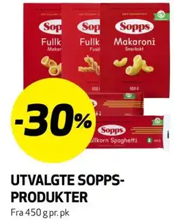 Bunnpris UTVALGTE SOPPS-PRODUKTER tilbud