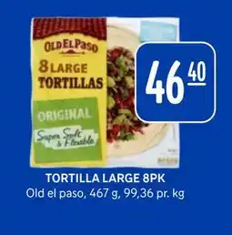 Rema 1000 TORTILLA LARGE 8PK tilbud
