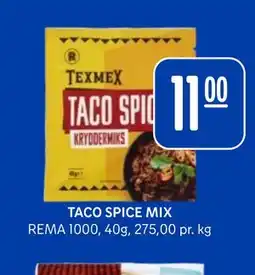 Rema 1000 TACO SPICE MIX tilbud