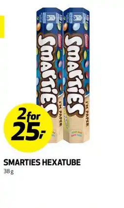 Bunnpris SMARTIES HEXATUBE tilbud