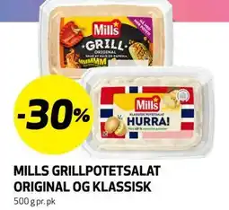 Bunnpris MILLS GRILLPOTETSALAT ORIGINAL OG KLASSISK tilbud