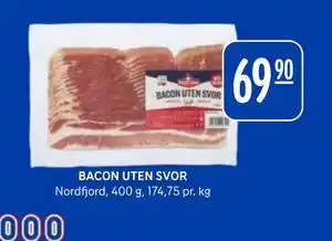 Rema 1000 BACON UTEN SVOR tilbud