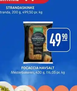 Rema 1000 FOCACCIA HAVSALT tilbud