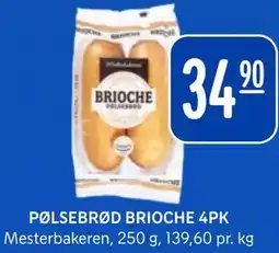 Rema 1000 PØLSEBRØD BRIOCHE 4PK tilbud