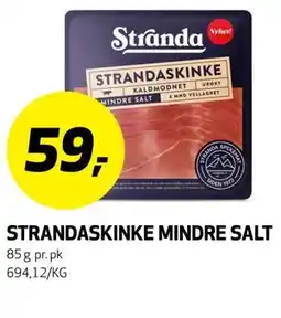 Bunnpris STRANDASKINKE MINDRE SALT tilbud