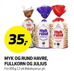 Bunnpris MYK OG RUND HAVRE, FULLKORN OG JULIUS tilbud