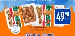 Rema 1000 HOT/CRISPY WINGS tilbud