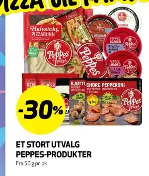 Bunnpris ET STORT UTVALG PEPPES-PRODUKTER tilbud