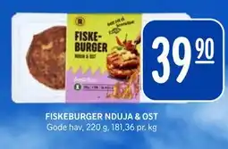 Rema 1000 FISKEBURGER NDUJA & OST tilbud