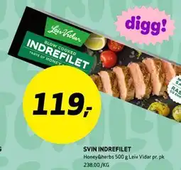 Bunnpris SVIN INDREFILET tilbud