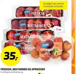 Bunnpris FERSKEN, NEKTARINER OG APRIKOSER tilbud