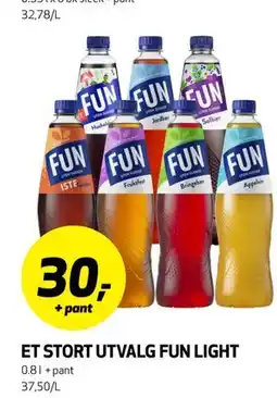 Bunnpris ET STORT UTVALG FUN LIGHT tilbud
