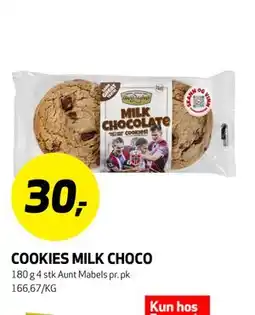 Bunnpris COOKIES MILK CHOCO tilbud