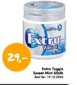 Havaristen Extra Tyggis Sweet Mint tilbud