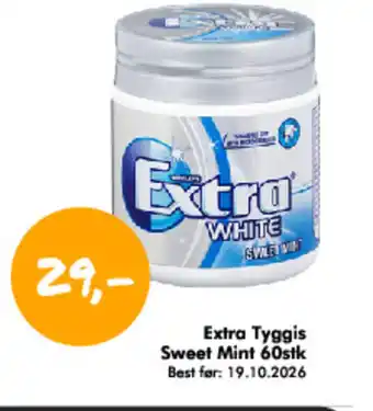 Havaristen Extra Tyggis Sweet Mint tilbud