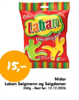 Havaristen Nidar Laban Seigmenn og Seigdamer tilbud