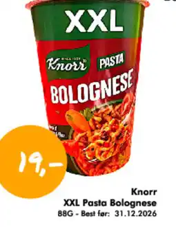 Havaristen Knorr XXL Pasta Bolognese tilbud