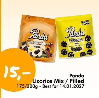 Havaristen Panda Licorice Mix / Filled tilbud